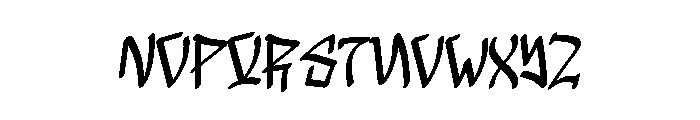 Newyear Graffiti Font LOWERCASE