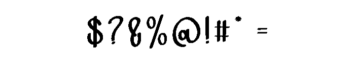 Newyear Harvest Font OTHER CHARS