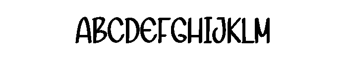 Newyear Harvest Font UPPERCASE
