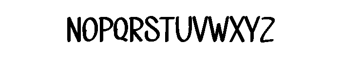 Newyear Harvest Font LOWERCASE