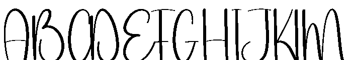 Newyear Hendsome Font UPPERCASE