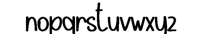 Newyear Holiday Font LOWERCASE