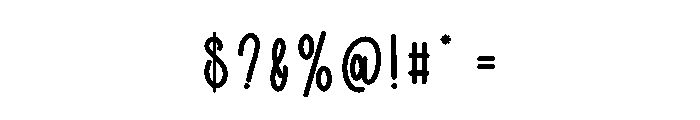 Newyear Island Font OTHER CHARS