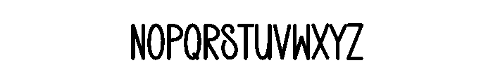 Newyear Island Font LOWERCASE