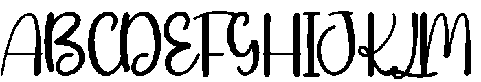 Newyear Lanterns Font UPPERCASE