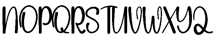 Newyear Lanterns Font UPPERCASE