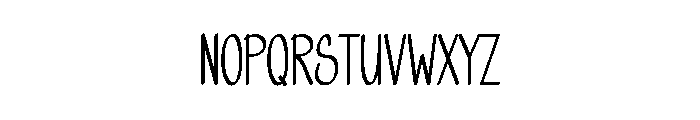 Newyear Light Font LOWERCASE