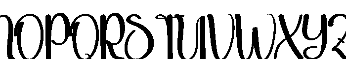 Newyear Melody Font UPPERCASE
