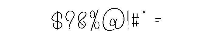 Newyear Outside Font OTHER CHARS