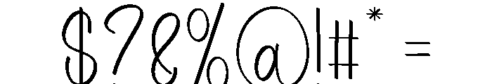 Newyear Pencile Font OTHER CHARS
