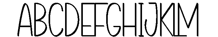 Newyear Pencile Font UPPERCASE