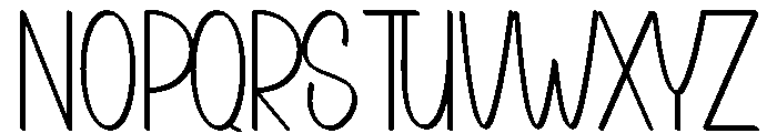 Newyear Pencile Font UPPERCASE