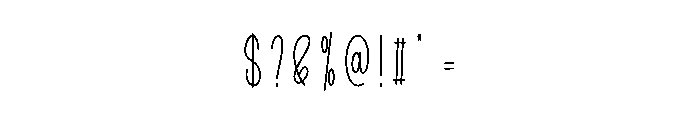 Newyear Quote Font OTHER CHARS