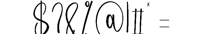 Newyear Reindeer Font OTHER CHARS