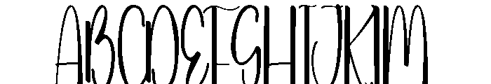 Newyear Reindeer Font UPPERCASE
