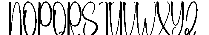 Newyear Reindeer Font UPPERCASE