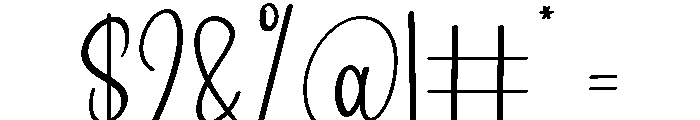 Newyear Relation Font OTHER CHARS