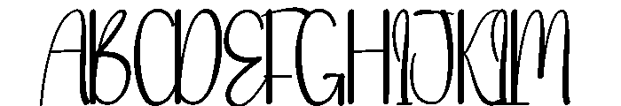 Newyear Relation Font UPPERCASE