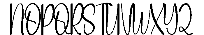 Newyear Relation Font UPPERCASE