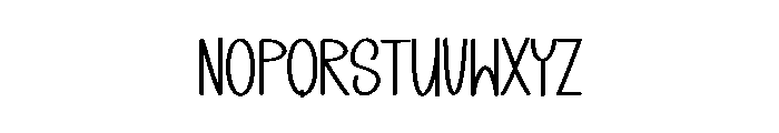 Newyear Season Font LOWERCASE
