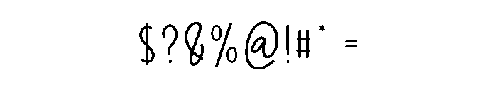 Newyear Sketch Font OTHER CHARS