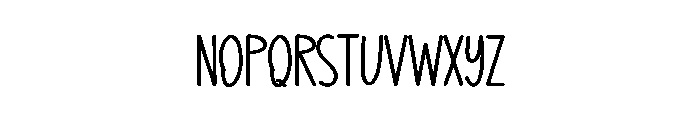 Newyear Sketch Font UPPERCASE