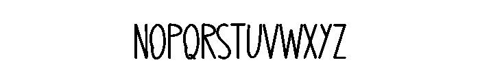 Newyear Sketch Font LOWERCASE