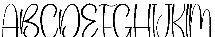 Newyear Story Font UPPERCASE