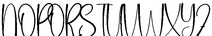 Newyear Story Font UPPERCASE