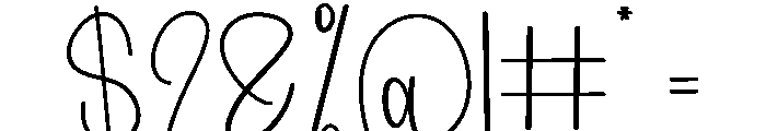 Newyear Stylish Font OTHER CHARS