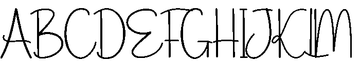 Newyear Stylish Font UPPERCASE