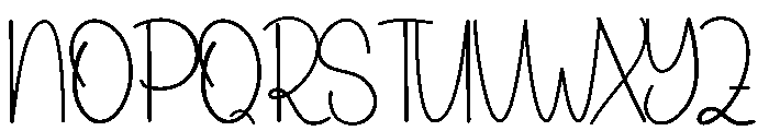 Newyear Stylish Font UPPERCASE