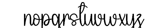 Newyear Stylish Font LOWERCASE