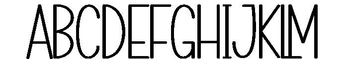 Newyear Thick Font UPPERCASE