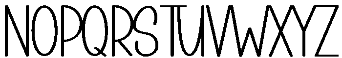 Newyear Thick Font UPPERCASE