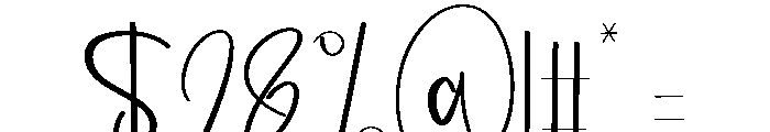 Newyear Vacation Font OTHER CHARS
