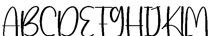 Newyear Vacation Font UPPERCASE