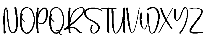 Newyear Vacation Font UPPERCASE