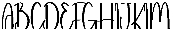 Newyear Vibes Font UPPERCASE