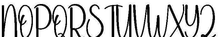 Newyear Vibes Font UPPERCASE