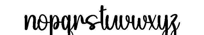 Newyear Vibes Font LOWERCASE