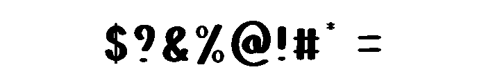 Newyear Wintreak Font OTHER CHARS