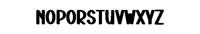 Newyear Wintreak Font UPPERCASE