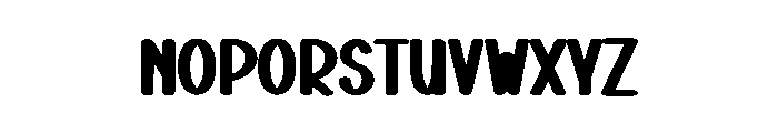 Newyear Wintreak Font LOWERCASE