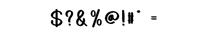 Newyear Wonderland Font OTHER CHARS