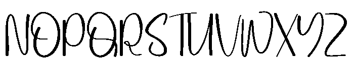 Newyear Writing Font UPPERCASE
