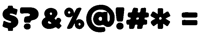 NexoraRegular Font OTHER CHARS