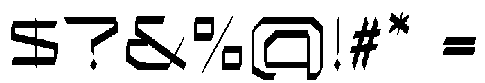 Nextsform Font OTHER CHARS