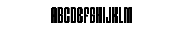Nexus Black Font UPPERCASE