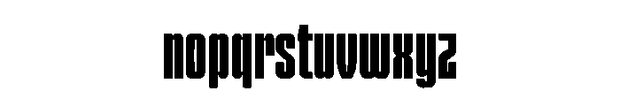 Nexus Black Font LOWERCASE